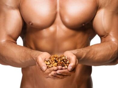 By eating nuts, a man will acquire good potency